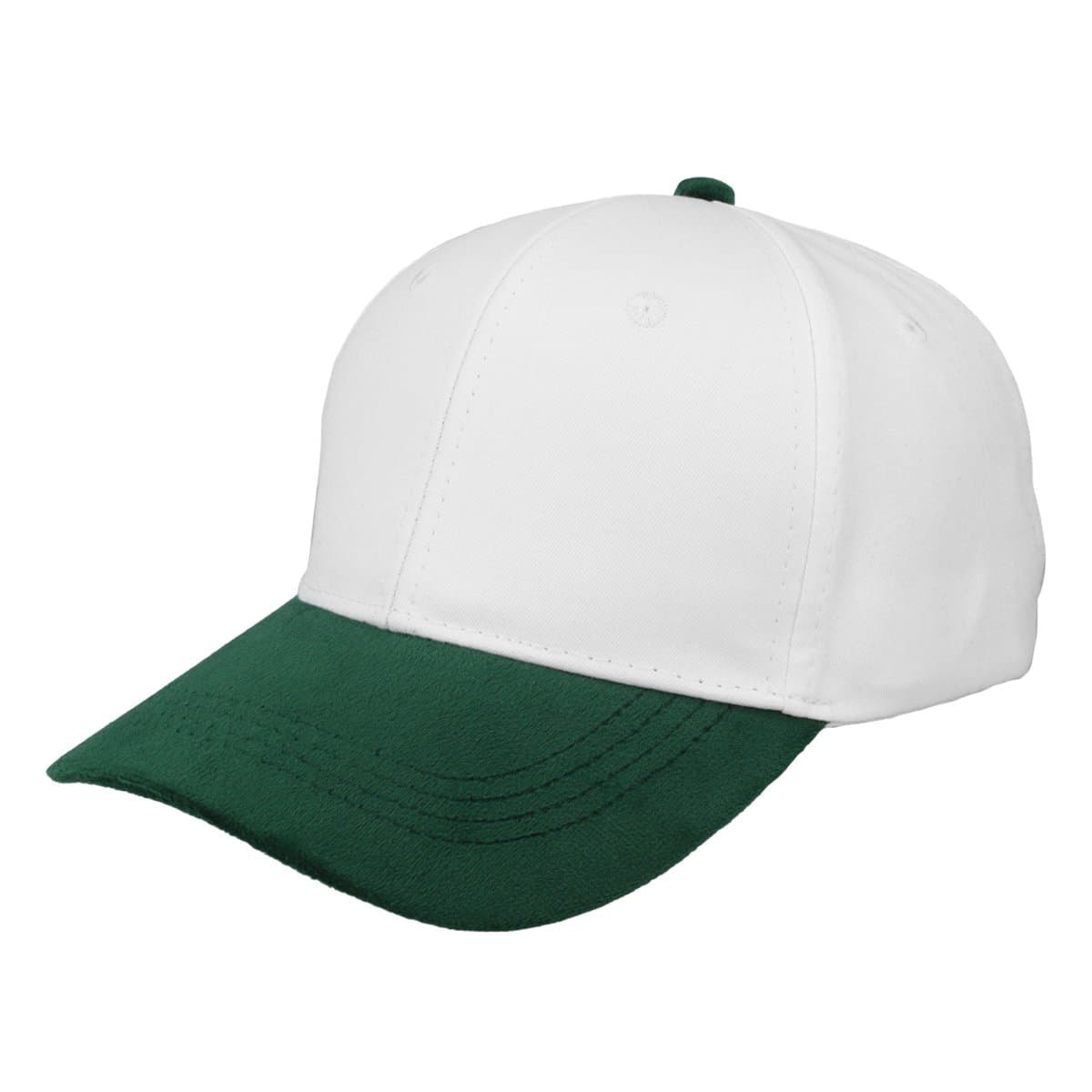 SA Two-Tone 6 Panel Cap - White/Chocolate 2