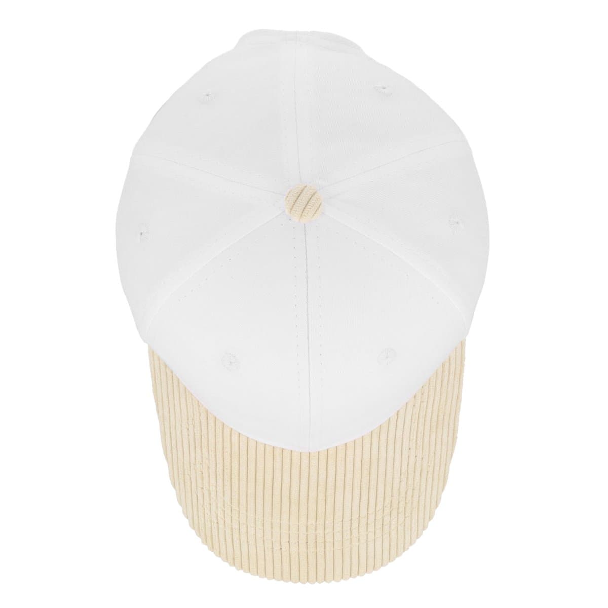 SA Two-Tone 6 Panel Cap - White/Chocolate 18