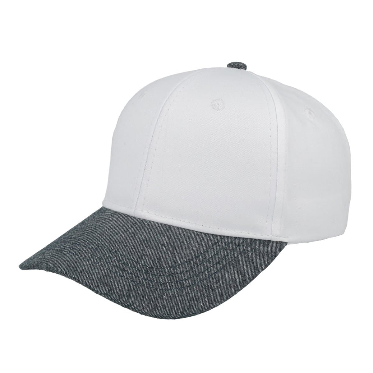 SA Two-Tone 6 Panel Cap - White/Chocolate 20
