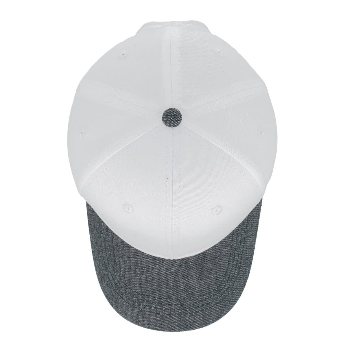 SA Two-Tone 6 Panel Cap - White/Chocolate 24