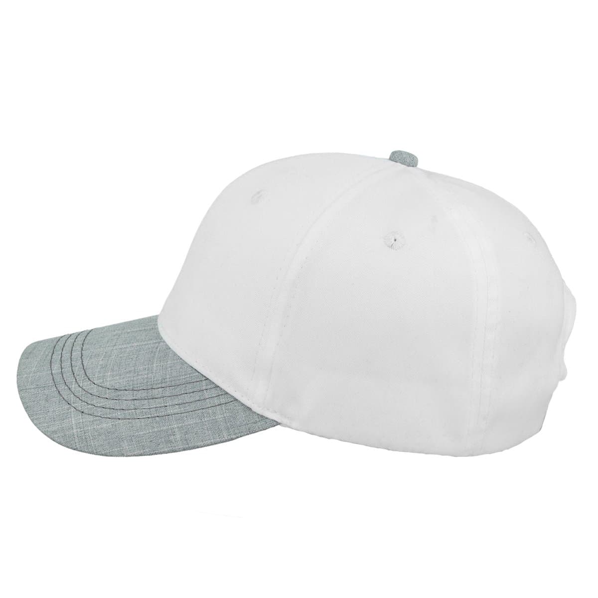 SA Two-Tone 6 Panel Cap - White/Chocolate 40