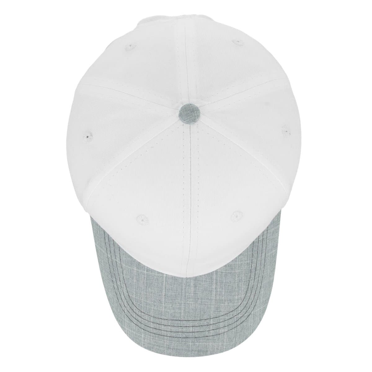 SA Two-Tone 6 Panel Cap - White/Chocolate 42