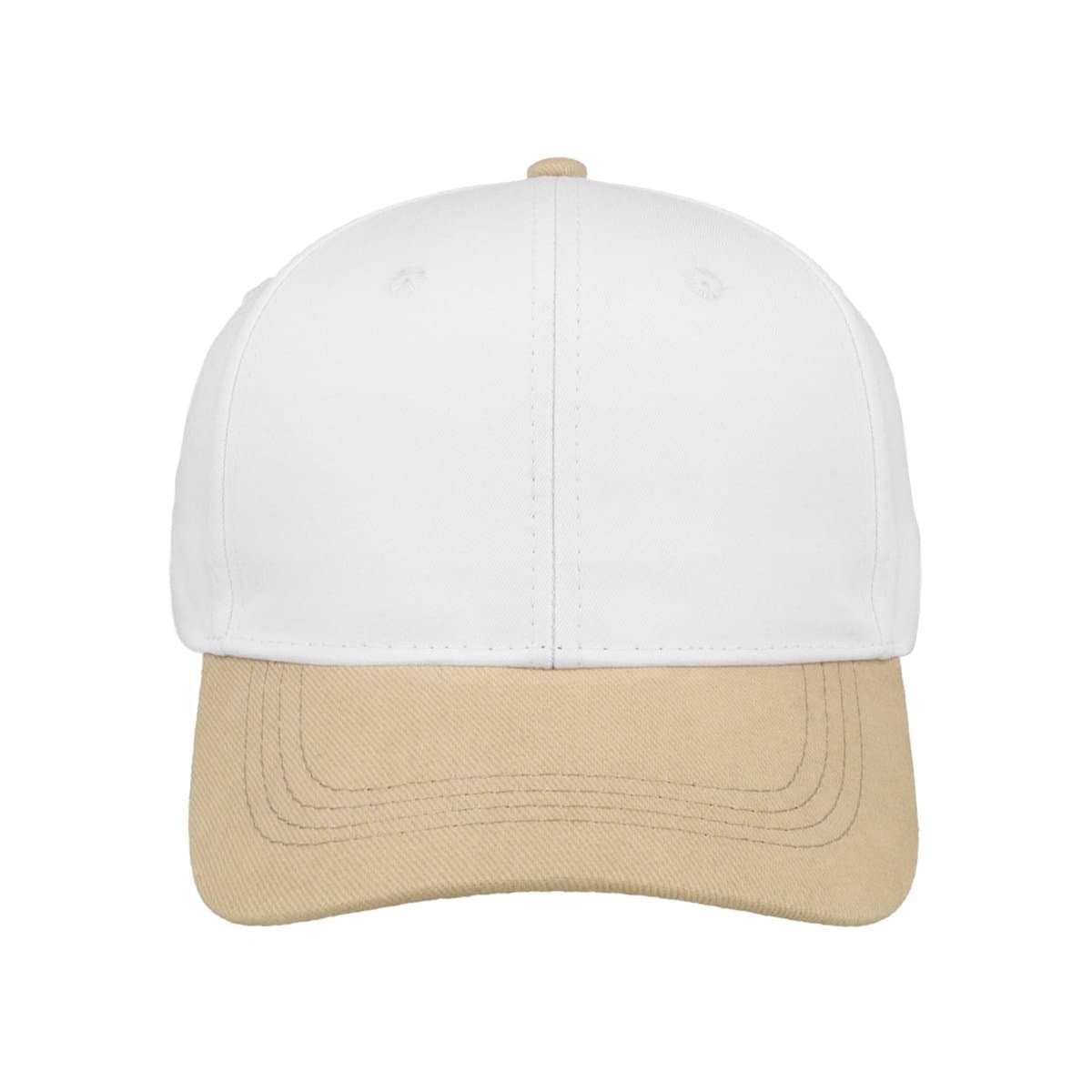 SA Two-Tone 6 Panel Cap - White/Chocolate 43