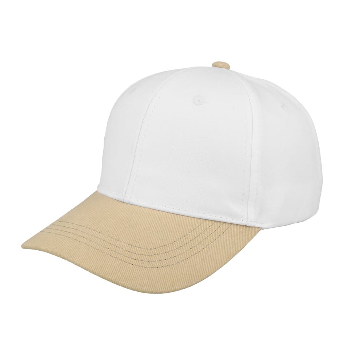 SA Two-Tone 6 Panel Cap - White/Chocolate 44