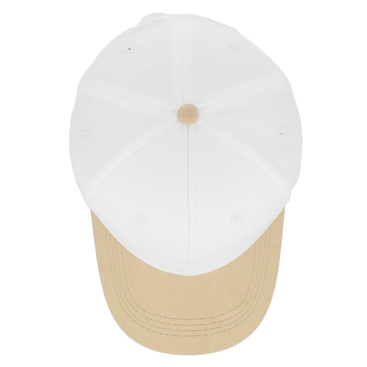 SA Two-Tone 6 Panel Cap - White/Chocolate 48