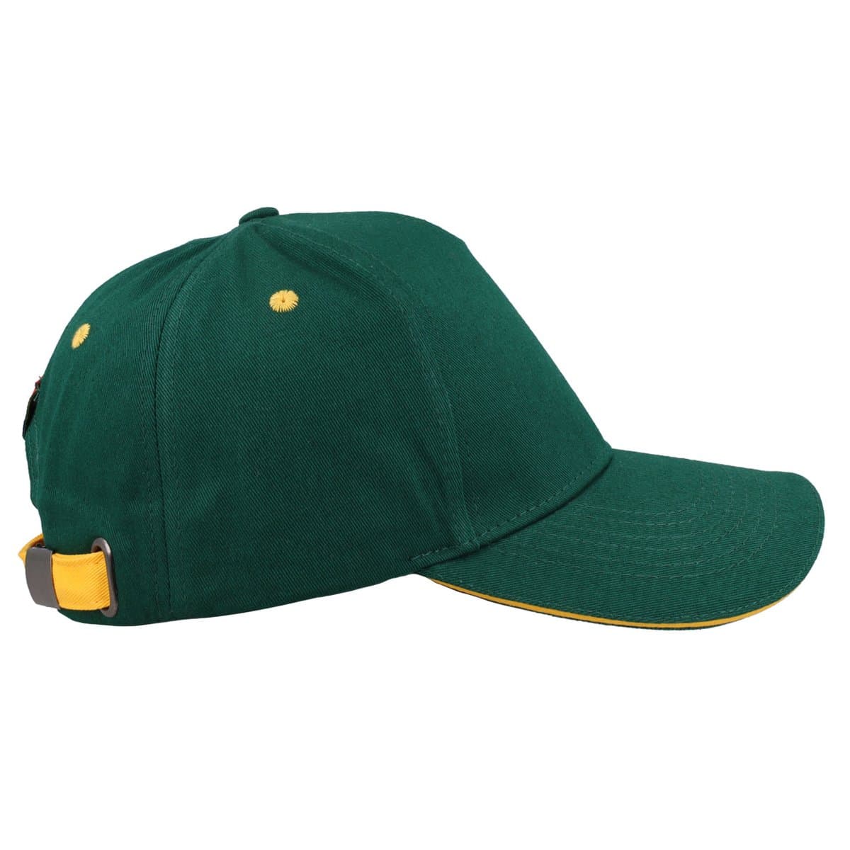 SA Supporters 5 Panel Cap - Bottle/Yellow 4