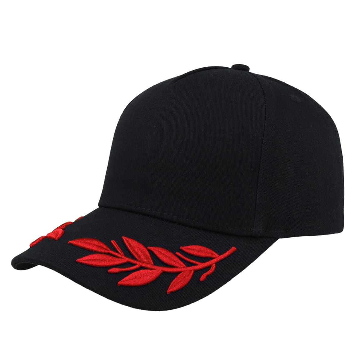 Wreath 5 Panel Cap - Black/Royal 2
