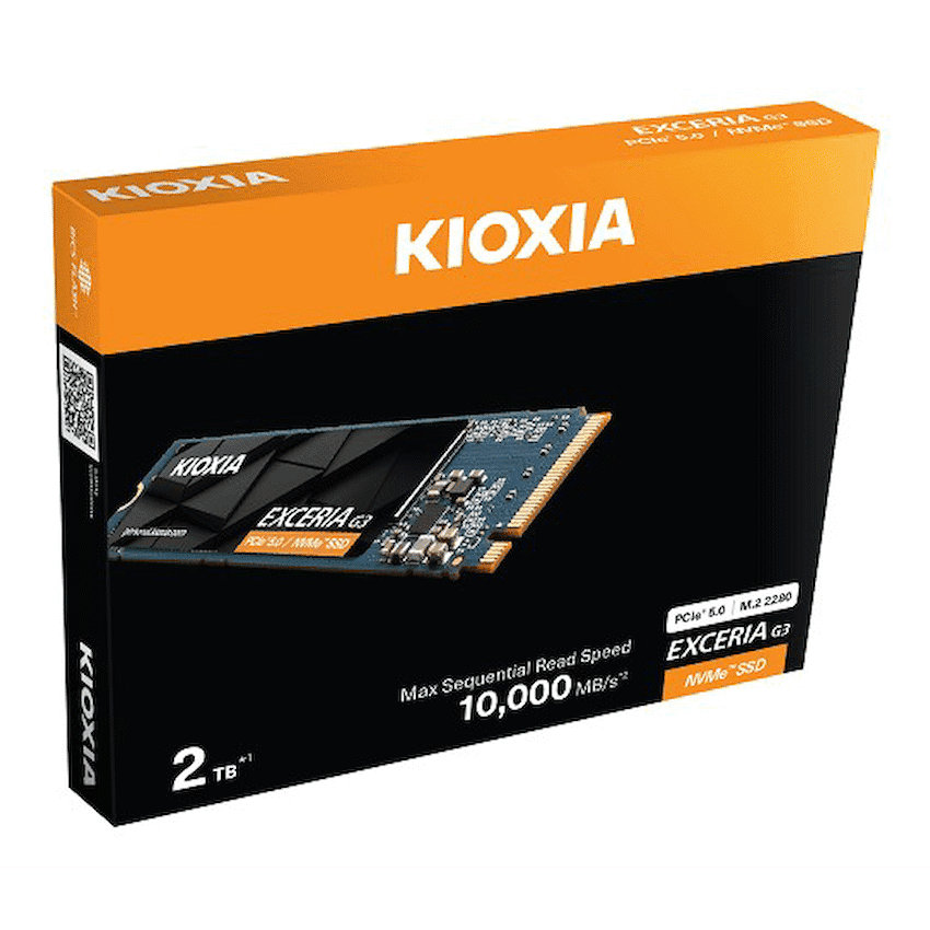 KIOXIA EXCERIA G3 NVMe Series/PCIE 5/M.2 2280 2000GB (10,000/9,600) / 1.6M 1