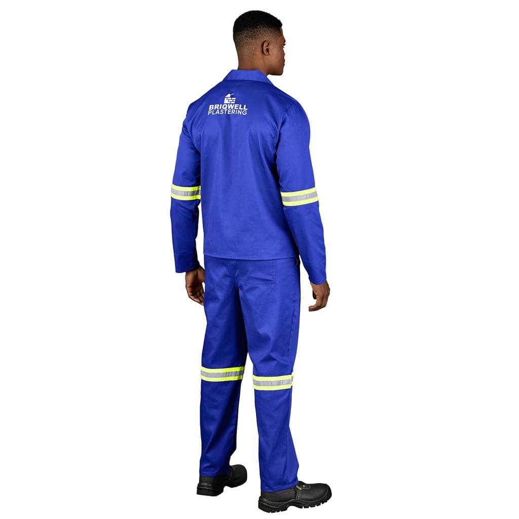 Trade Polycotton Conti Suit - Reflective Arms & Legs - Yellow Taped 3