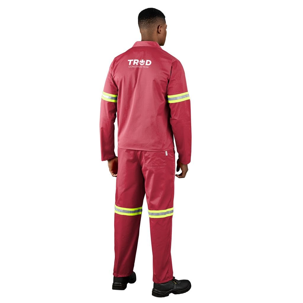 Trade Polycotton Conti Suit - Reflective Arms & Legs - Yellow Tape 4