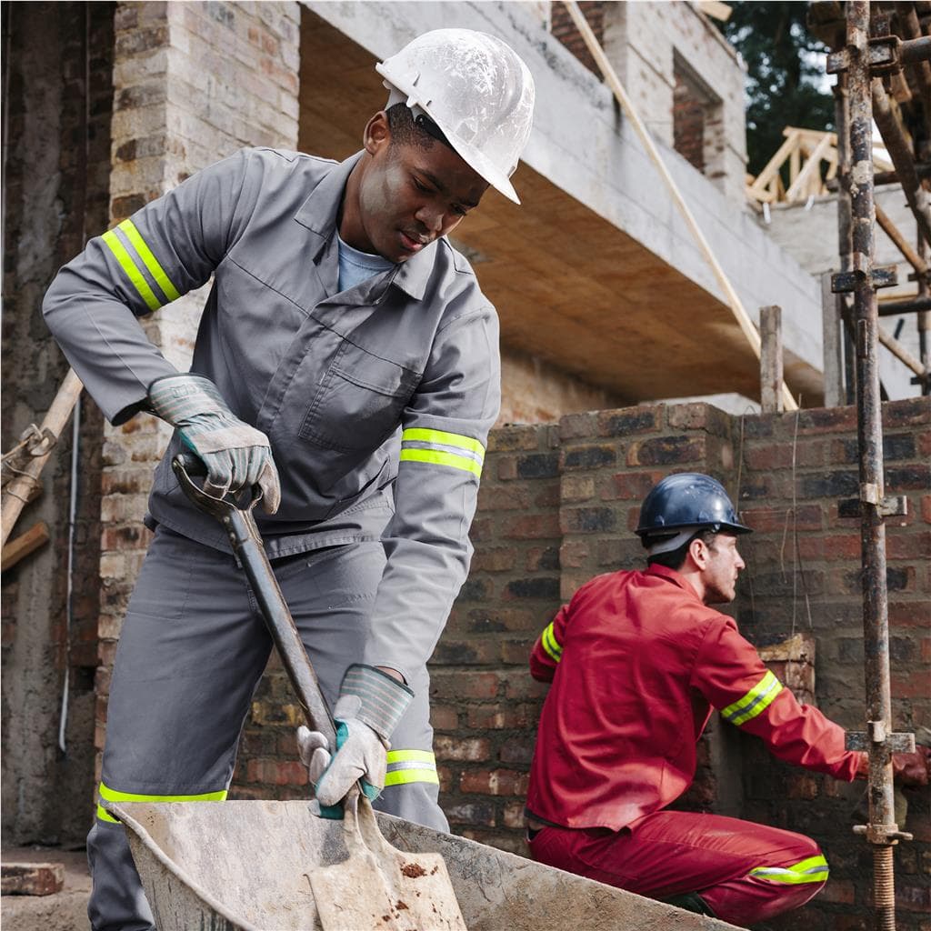 Trade Polycotton Conti Suit - Reflective Arms & Legs - Yellow Tape 2