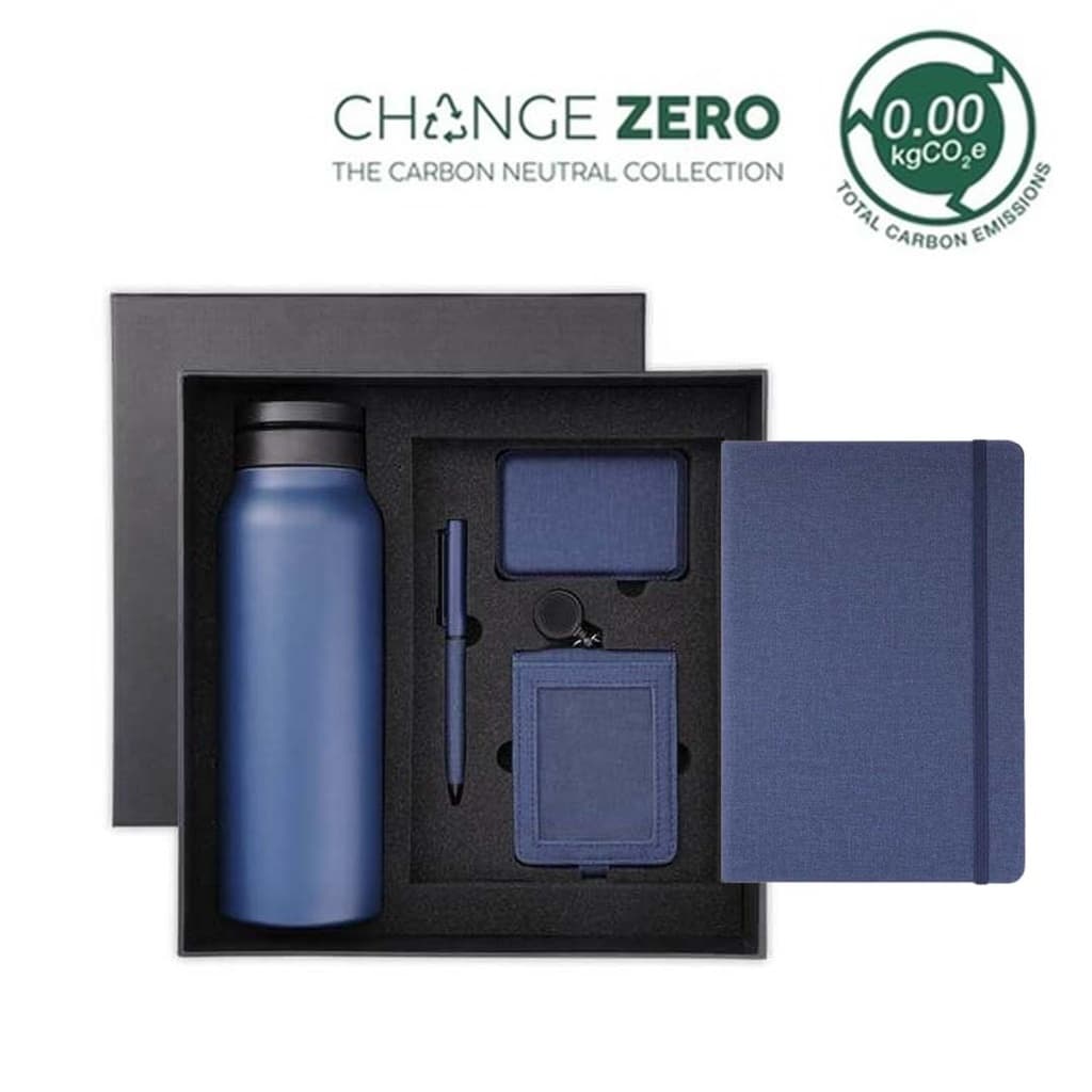 AVEIRO - CHANGE ZERO Sustainable 5pc Gratitude Gift Set - Navy Blue 1
