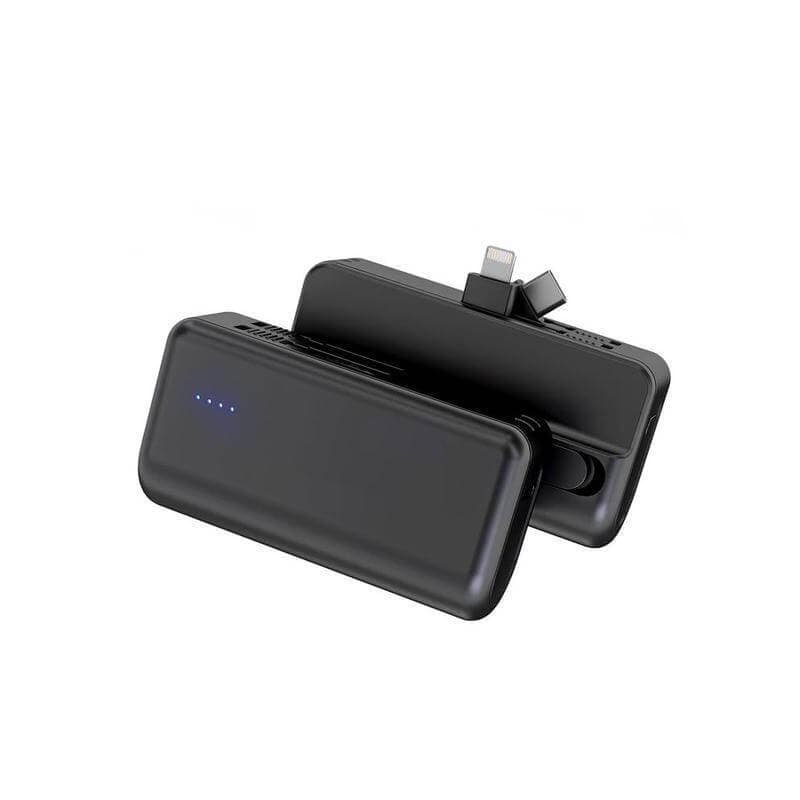 CAPSULE - @memorii® 4500mAh Mini Powerbank with Inbuilt Cable and Phone Stand 1