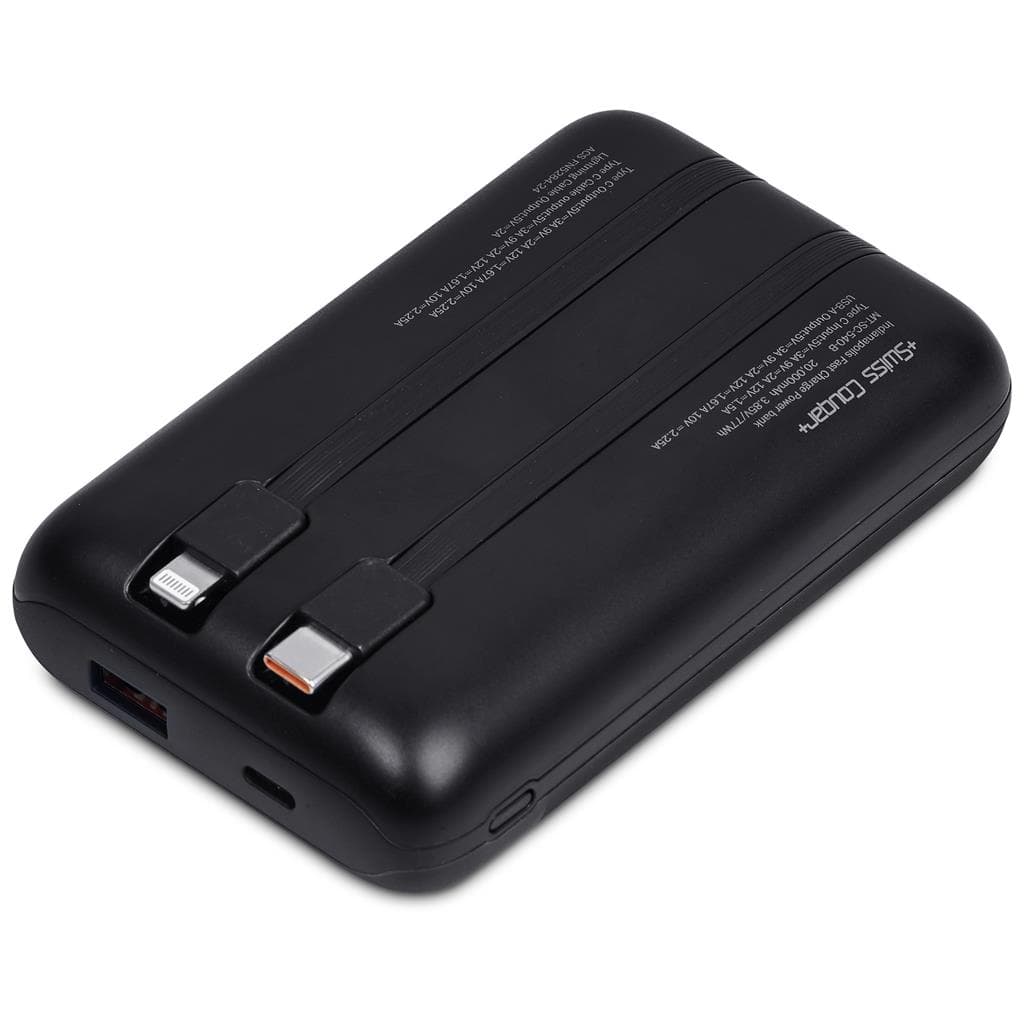 Swiss Cougar Indianapolis Fast Charge 22.5W Power Bank -20,000mAh 4