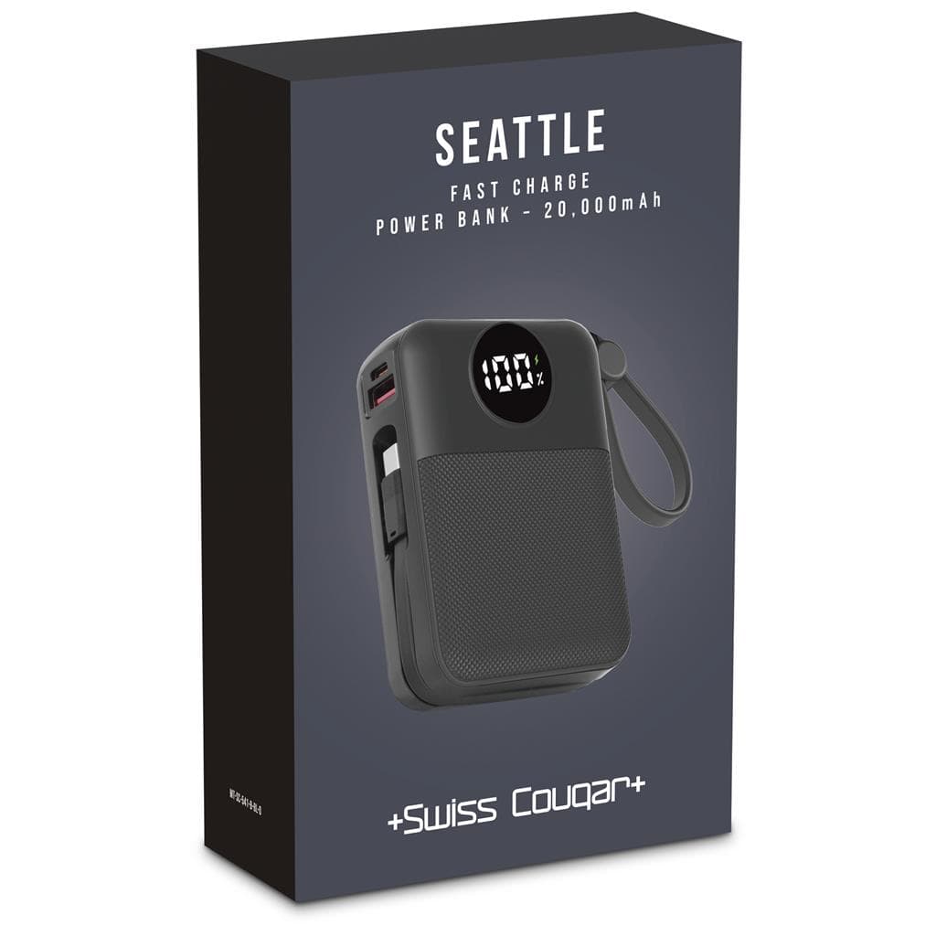 Swiss Cougar Seattle Fast Charge 22.5W Power Bank - 20,000mAh 6