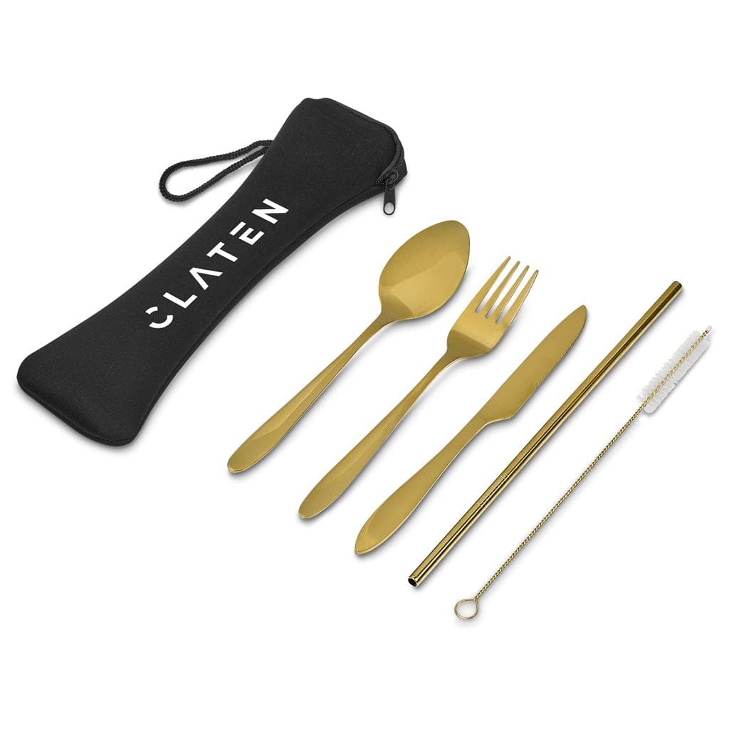 Serendipio Golden Cutlery Set 5