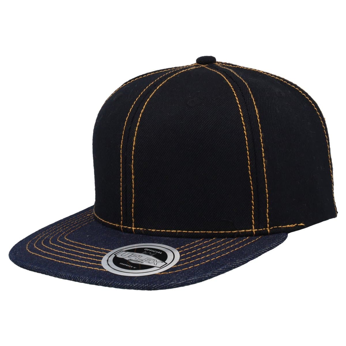 Uflex 6P Flat Peak Snapback - Grey Melange 70