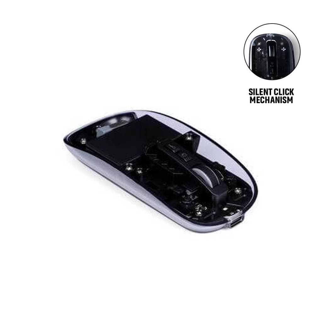 LOGIK - @memorii Transparent 3-mode Wireless Mouse 1