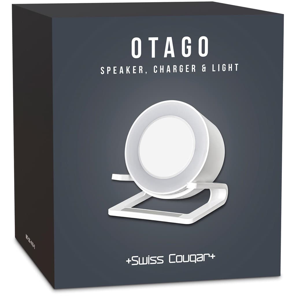 Swiss Cougar Otago Bluetooth Speaker, Wireless Charger, Phone Stand & Night Light 11