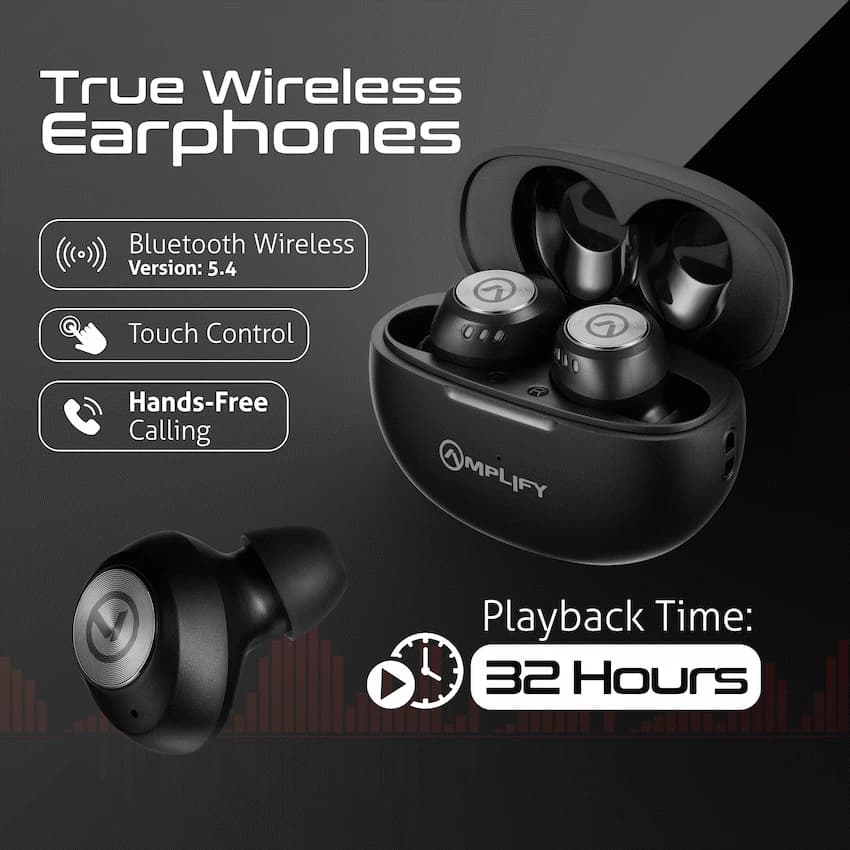 Amplify Zodiac 3 True Wireless Earphones - Black 6