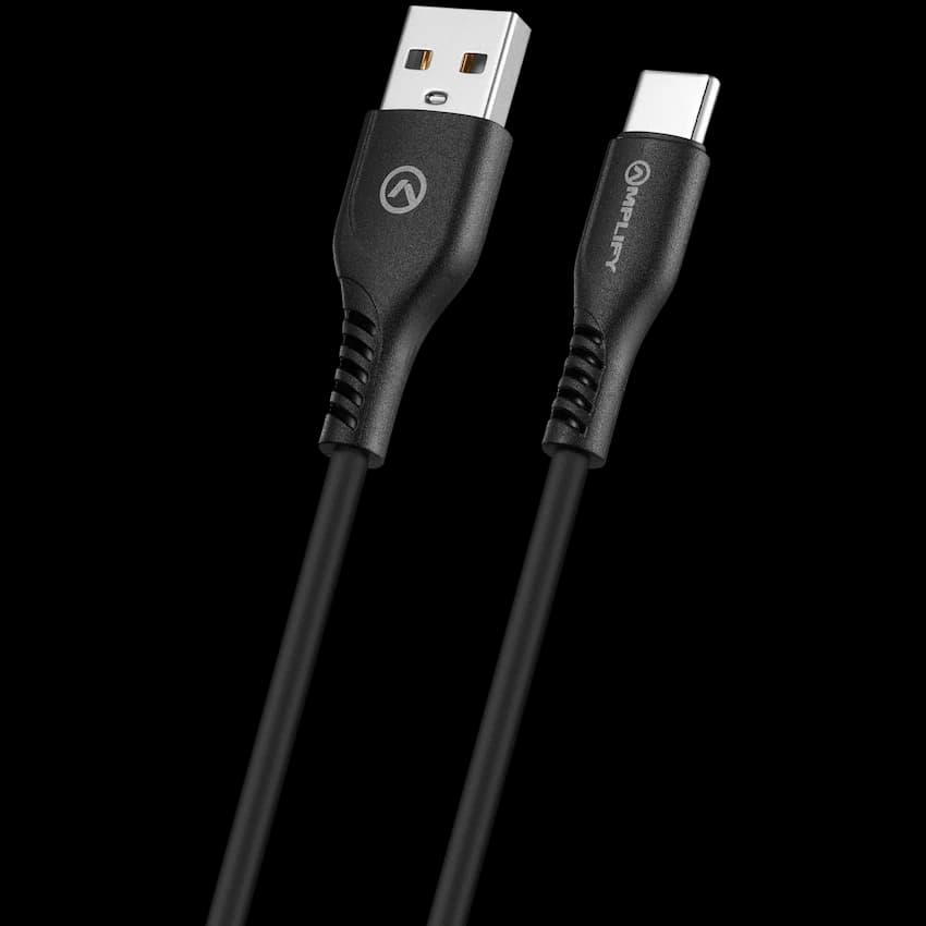 Amplify CoreCharge Series 1.2m USB-C Cable - Black 1