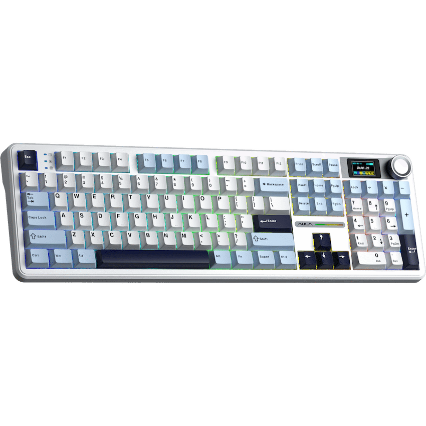 Aula Mechanical Gasket LCD Full Keyboard Multimode - Black/Grey 3