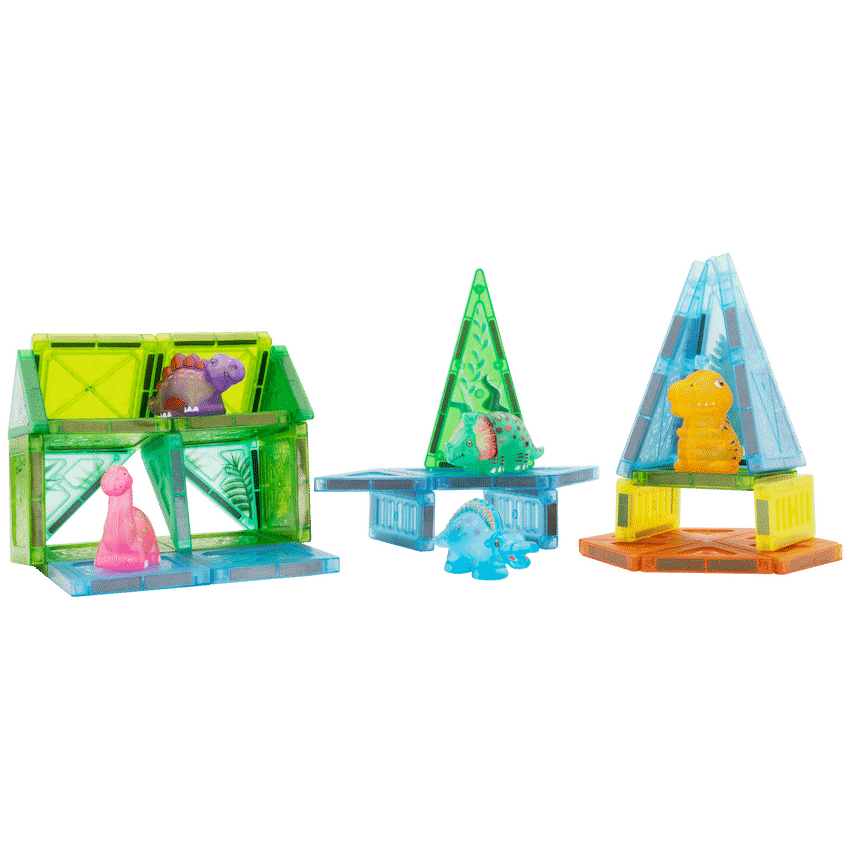 Edu-matic Mini-Mags 44pc Dinosaurs Magnetic Tiles 7