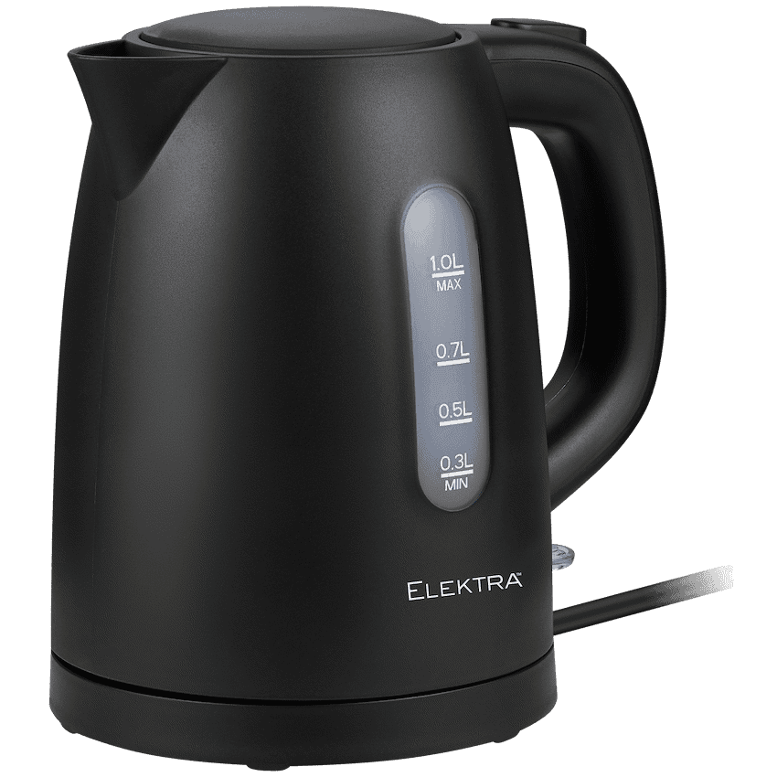 Elektra 1L Plastic Kettle - Black 2