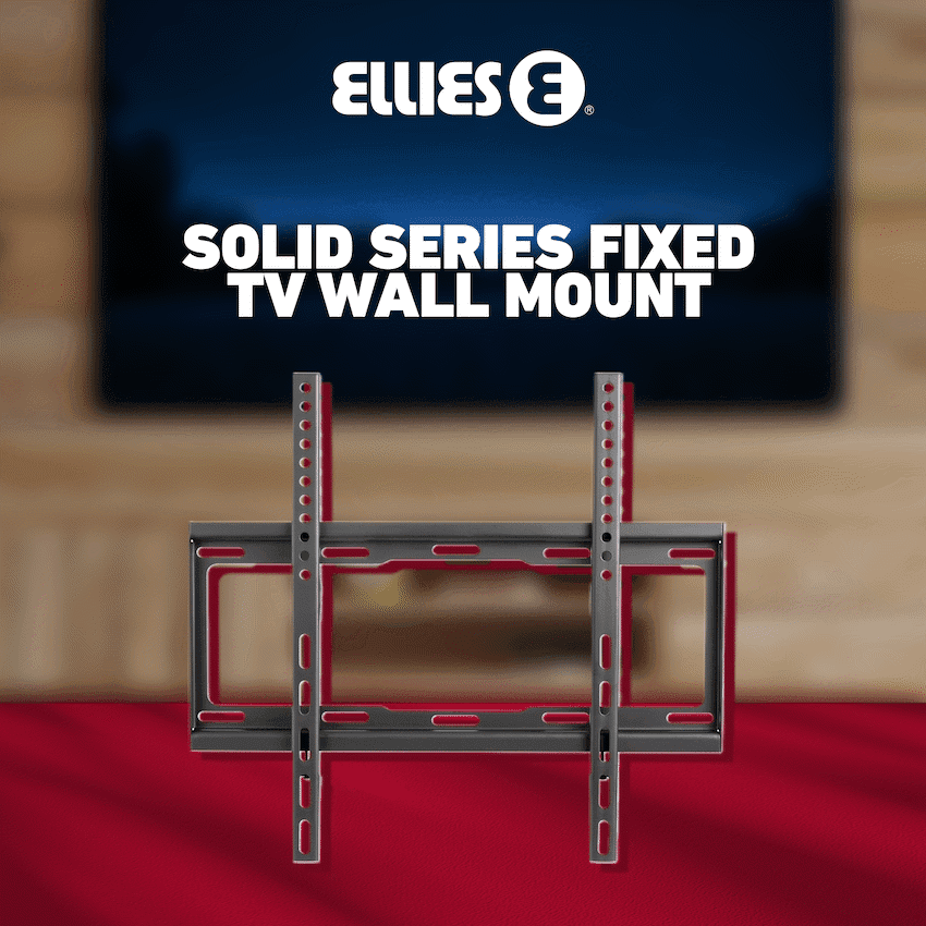 Ellies Solid series Fixed Tv Wall Mount For 32" - 55" TVs 13