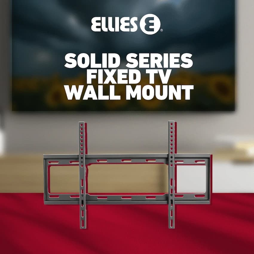 Ellies Solid series Fixed Tv Wall Mount For 37" - 70" TVs 13