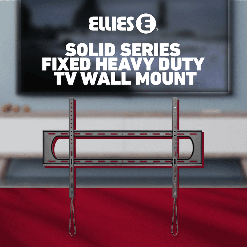 Ellies Solid series Fixed Heavy Duty Tv Wall Mount For 60" - 120" TVs 13