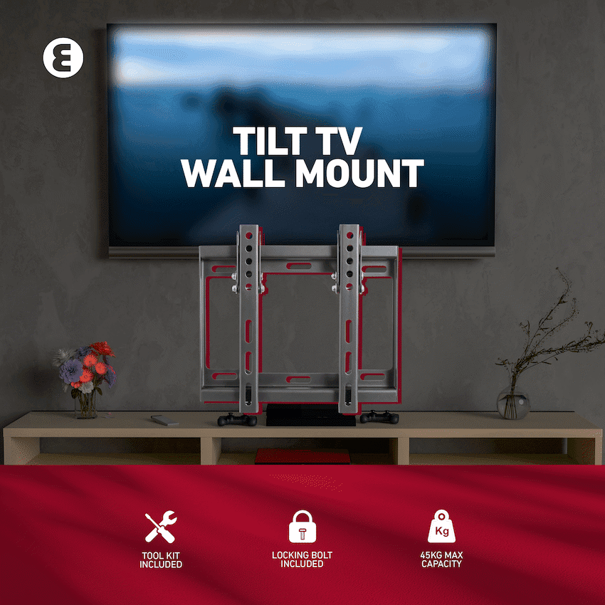 Ellies Solid series Tilt TV Wall Mount For 23" - 42" TVs 19