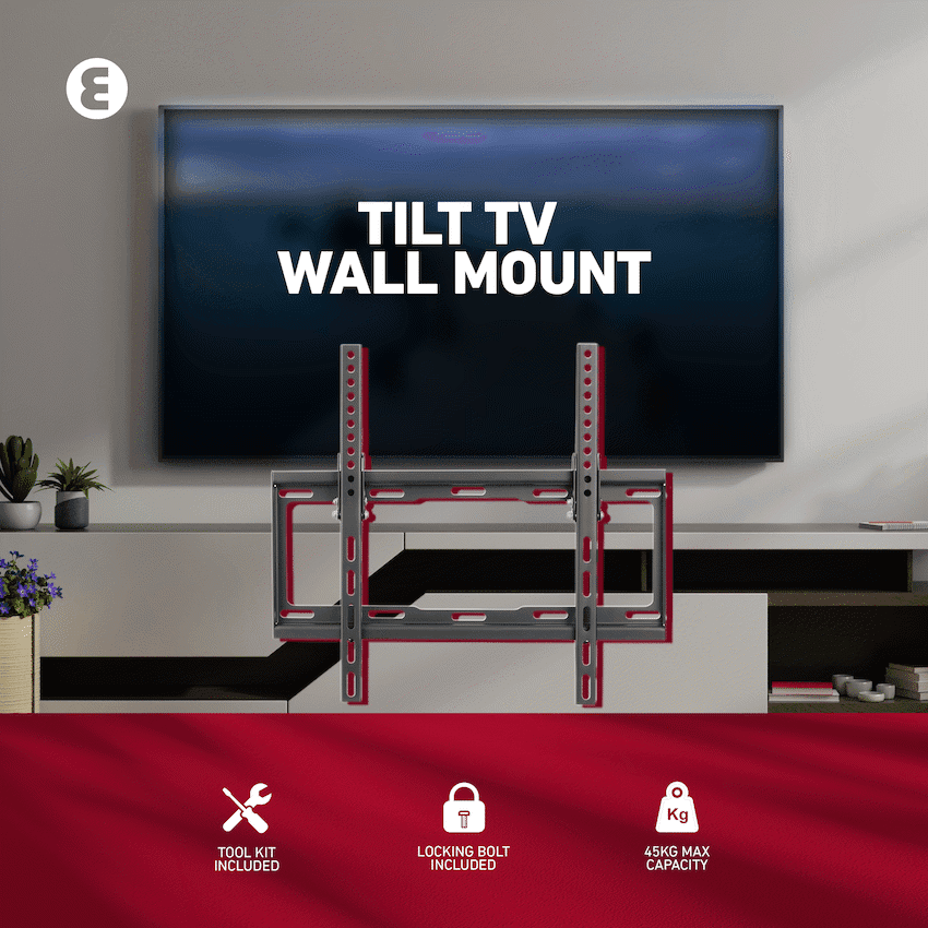 Ellies Solid series Tilt Tv Wall Mount For 32" - 55" TVs 17