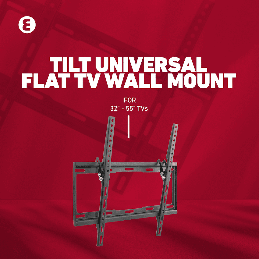 Ellies Solid series Tilt Tv Wall Mount For 32" - 55" TVs 18