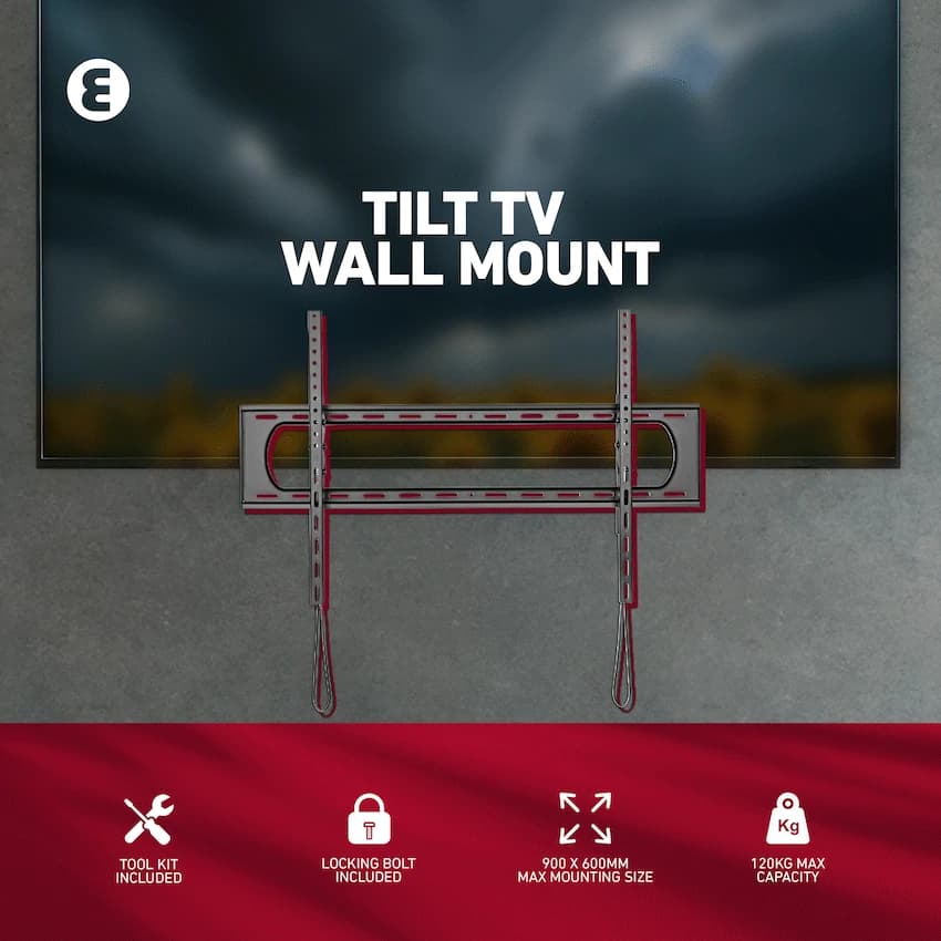 Ellies Solid Series Heavy Duty  Tilt TV Wall Mount  60" - 120" TVs 14