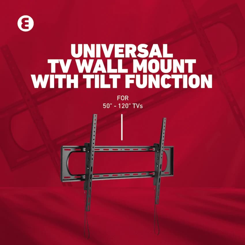 Ellies Solid Series Heavy Duty  Tilt TV Wall Mount  60" - 120" TVs 15