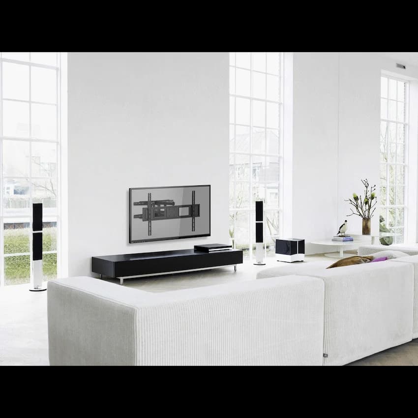 Ellies Solid series Full Motion Double Arm Mount 37"-86"TVs 8