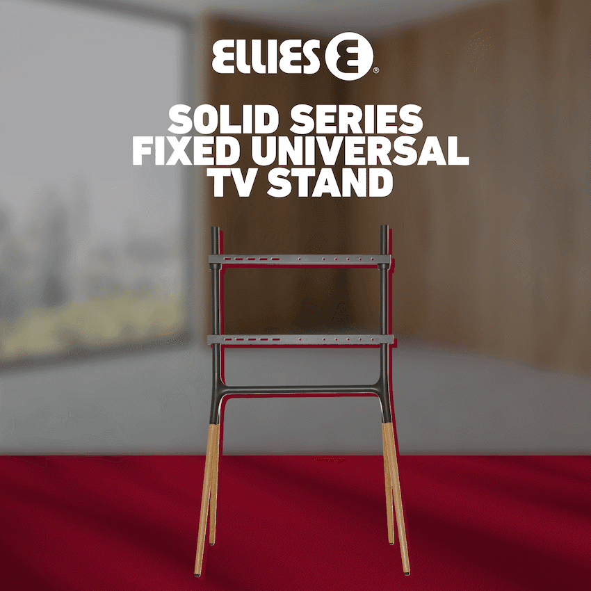 Ellies Solid series Fixed Easel TV Stand 45" - 70" 13