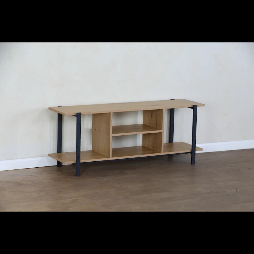 Everfurn Sable TV Stand - Oak 2