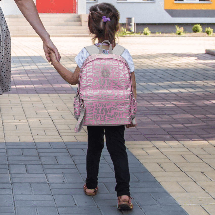 Quest Love-letter Backpack Pink 6