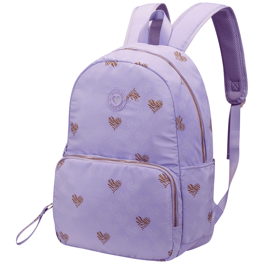 Quest Silky Heart Backpack Lilac 2