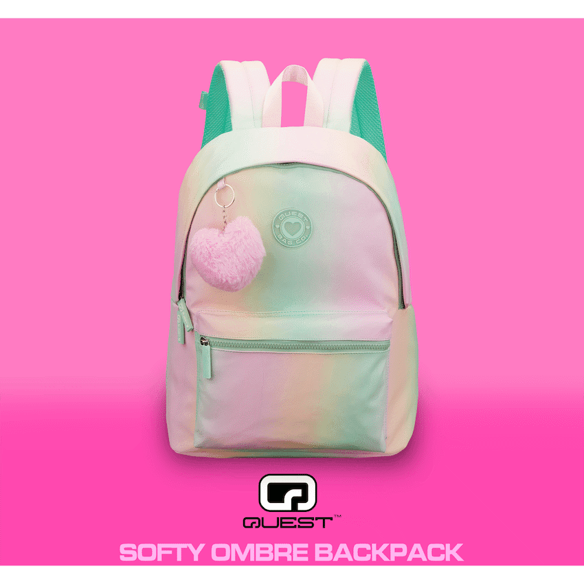 Quest Softy Ombre Backpack Pink 3