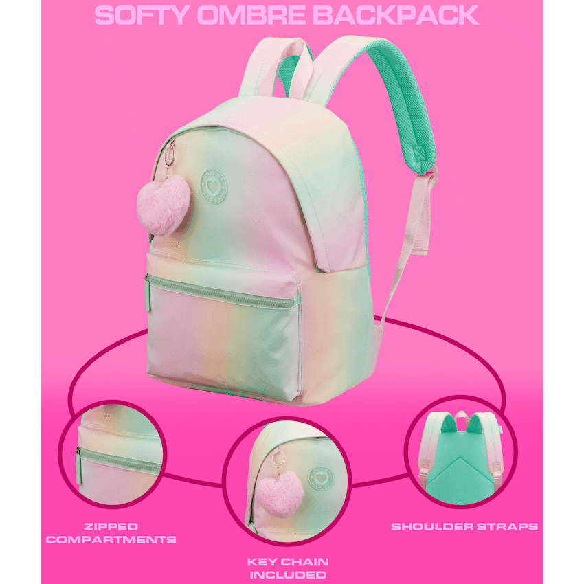 Quest Softy Ombre Backpack Pink 4
