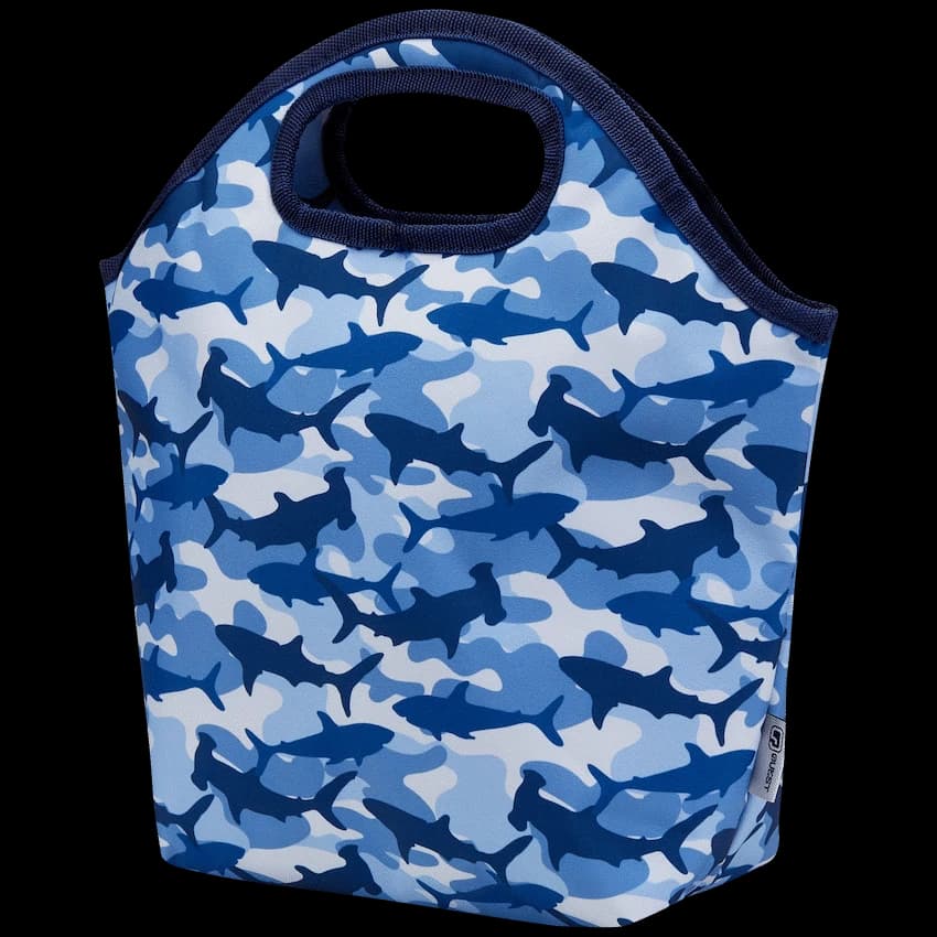 Quest Shark Cammo Lunch Bag Blue 1