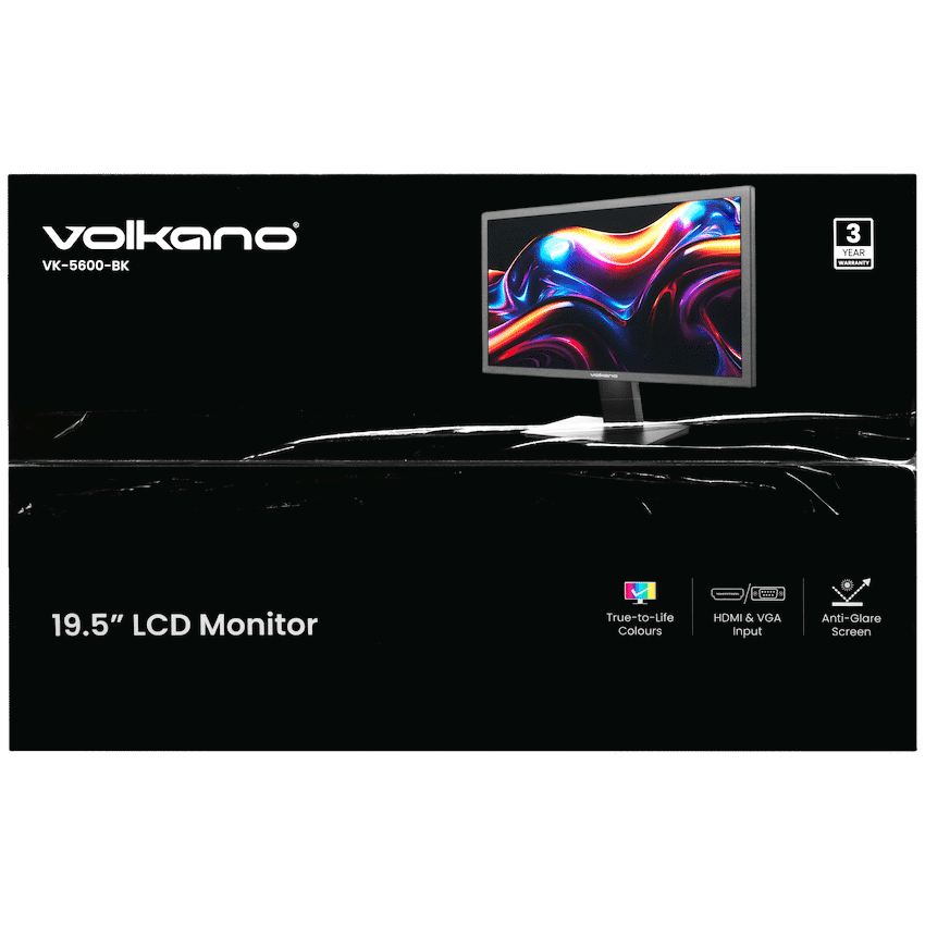 Volkano 19.5" Full HD TN Monitor with HDMI/VGA, 75 Hz 3