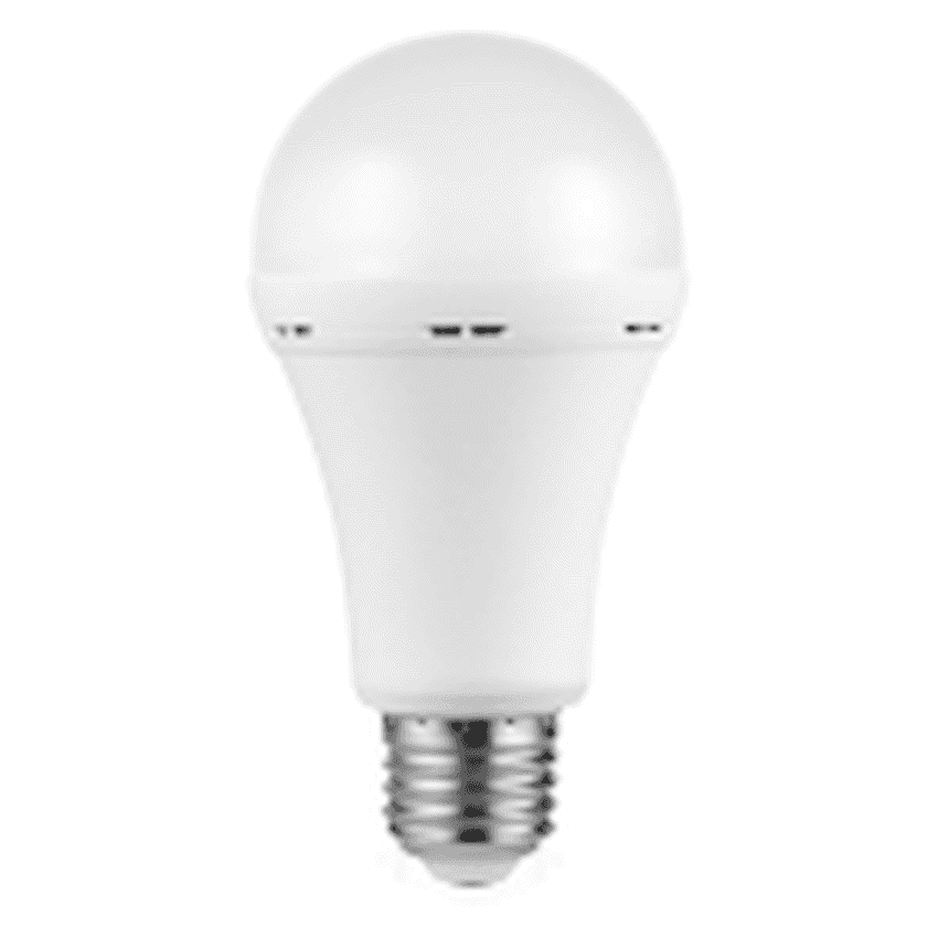 Switched 9w A60 Rechargeable LED Light Bulb E27 - Cool White 2