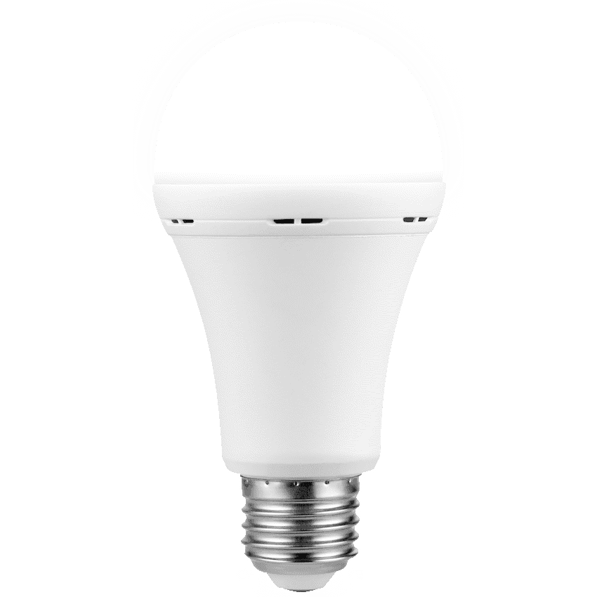 Switched 9w A60 Rechargeable LED Light Bulb E27 - Cool White 3