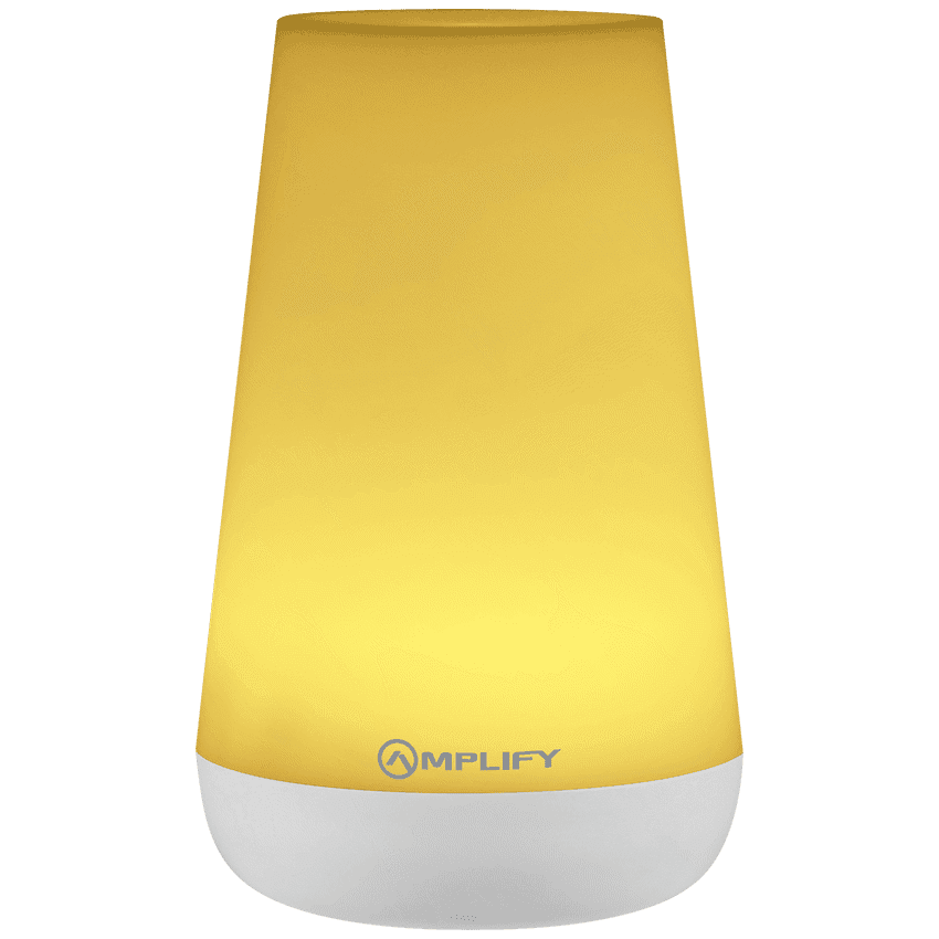 Amplify Glow Series LED Desk Lamp with 3 Lighting Modes - White