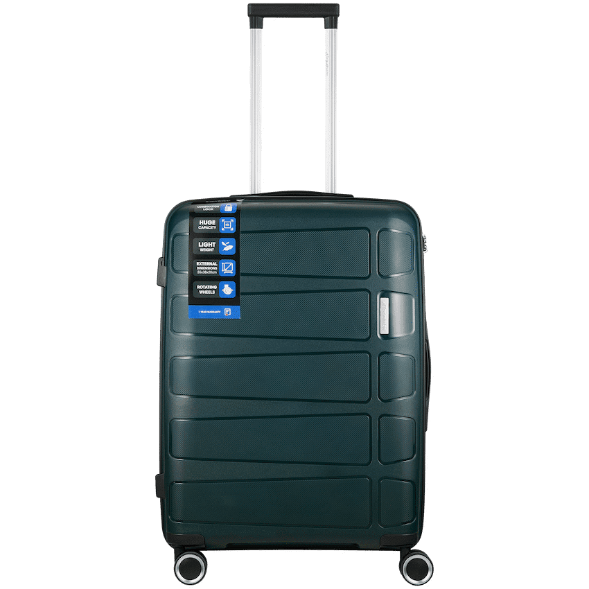 Travelwize Tourer PP 65cm 4-wheel Spinner Luggage Petrol 1