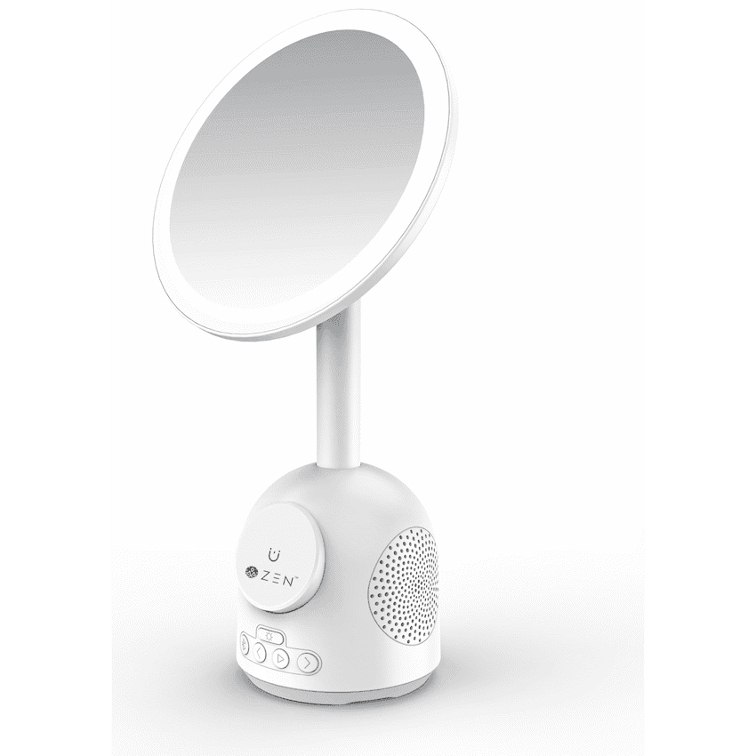 ZEN Unify Series Wireless Phone Charger with Bluetooth Speaker - White